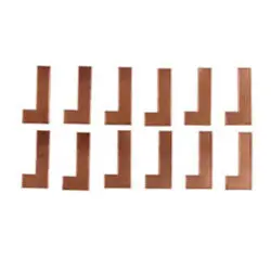 Copper foil for torches is used to create a coil that couples with a radio frequency (RF) generator to produce the plasma. Showing 12 pieces of copper foil.