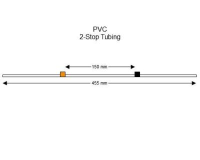 2-Stop PVC Orange-Black Pump Tubing - PT-2010P