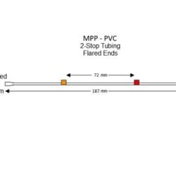 Flared 2-Stop PVC Orange/Red MPP Tubing - PT-2020PF-S