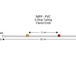 Flared 2-Stop PVC Orange/Red MPP Tubing - PT-2020PF-S