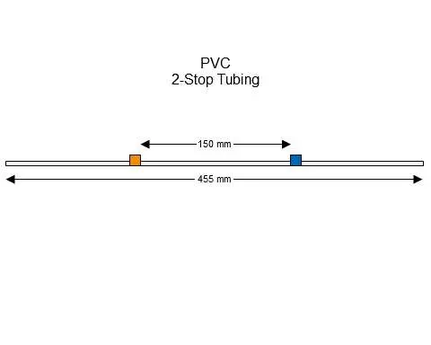 2-Stop PVC Orange-Blue Pump Tubing - PT-2030P
