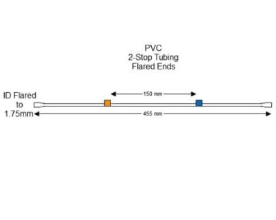 Flared 2-Stop PVC Orange-Blue Pump Tubing - PT-2030PF