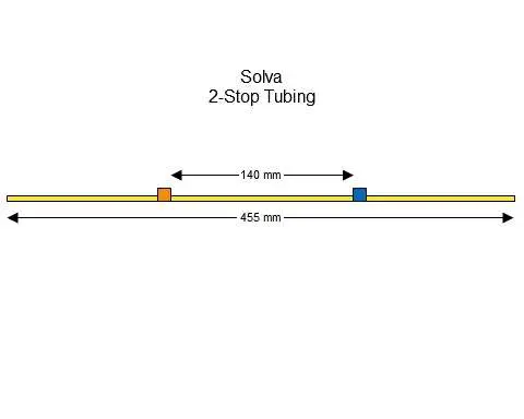 2-Stop Solva Orange-Blue Pump Tubing - PT-2030SV