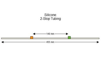 2-stop Silicone Orange-Green Pump Tubing