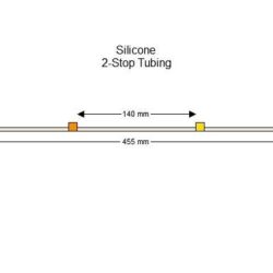 2-Stop Silicone Orange-Yellow Pump Tubing