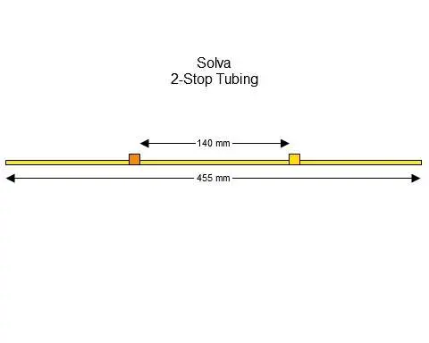 2-Stop Solva Orange-Yellow Pump Tubing - PT-2100SV