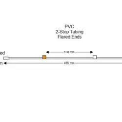 Flared 2-Stop PVC Orange-White Pump Tubing - PT-2120PF