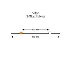 2-stop Viton Orange-White Pump Tubing - PT-2120V