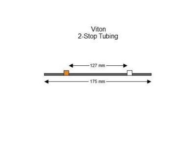 2-stop Viton Orange-White Pump Tubing - PT-2120V