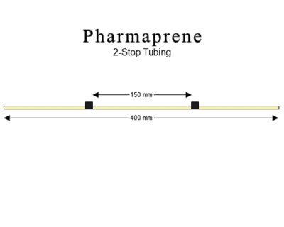 2-stop Pharmaprene Black-Black Pump Tubing - PT-2130PH