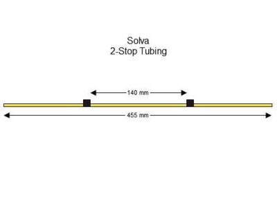 2-Stop Solva Black-Black Pump Tubing - PT-2130SV