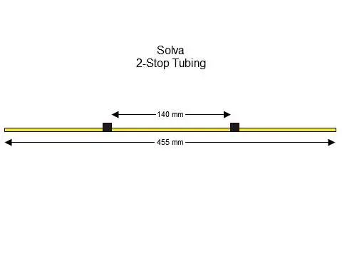 2-Stop Solva Black-Black Pump Tubing - PT-2130SV