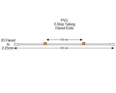 Flared 2-Stop PVC Orange-Orange Pump Tubing - PT-2140PF