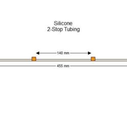 2-Stop Silicone Orange-Orange Pump Tubing - PT-2140SI