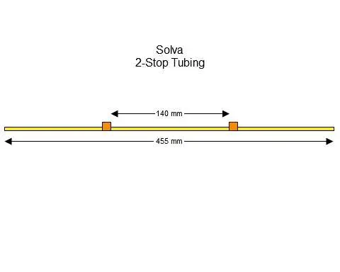 2-Stop Solva Orange-Orange Pump Tubing- PT-2140SV