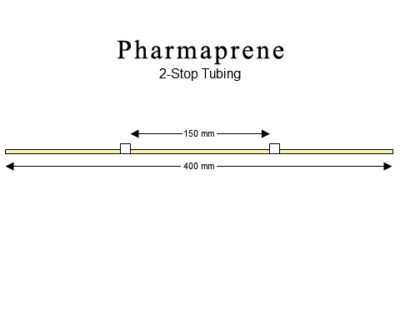 2-stop Pharmaprene White-White Pump Tubing - PT-2160PH