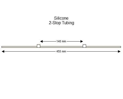 2-stop Silicone White-White Pump Tubing - PT-2160SI
