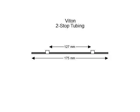 2-stop Viton White-White Pump Tubing - PT-2160V