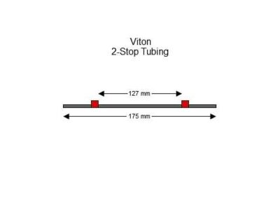 2-stop Viton Red-Red Pump Tubing - PT-2180V