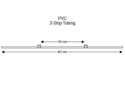 2-Stop PVC Grey-Grey Pump Tubing - PT-2200P