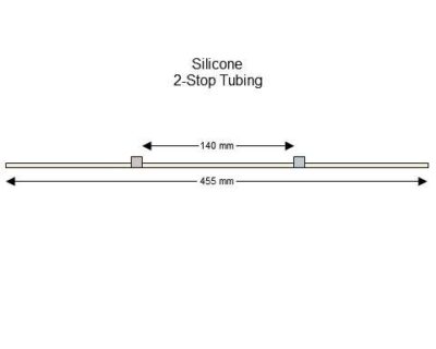 2-stop Silicone Grey-Grey Pump Tubing - PT-2200SI