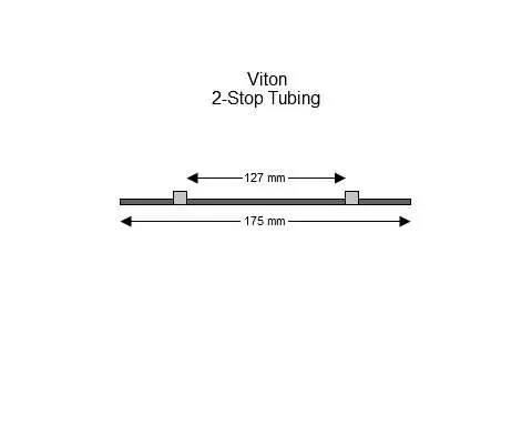 2-stop Viton Grey-Grey Pump Tubing - PT-2200V
