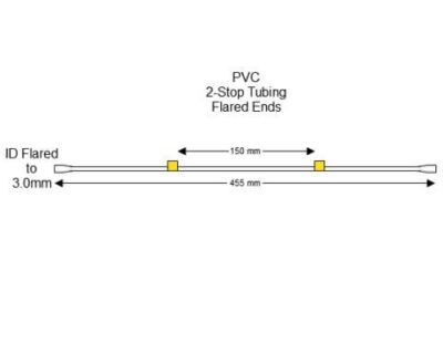 Flared 2-Stop PVC Yellow-Yellow Pump Tubing - PT-2210PF