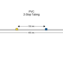 2-stop PVC Yellow-Blue Pump Tubing