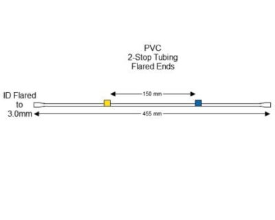 Flared 2-Stop PVC Yellow-Blue Pump Tubing - PT-2220PF