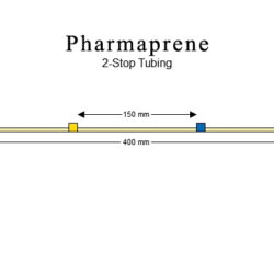 2-stop Pharmaprene Yellow-Blue Pump Tubing