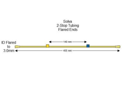 Flared 2-Stop Solva Yellow-Blue Pump Tubing - PT-2220SVF