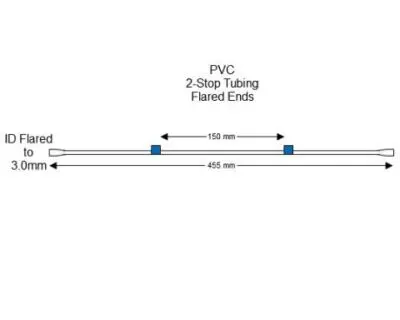 Flared 2-Stop PVC Blue-Blue Pump Tubing - PT-2230PF