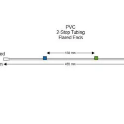 Flared 2-Stop PVC Blue-Green Pump Tubing - PT-2240PF