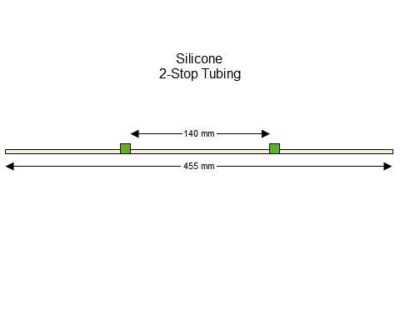 2-stop Silicone Green-Green Pump Tubing - PT-2250SI