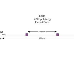 Flared 2-Stop PVC Purple-Purple Pump Tubing