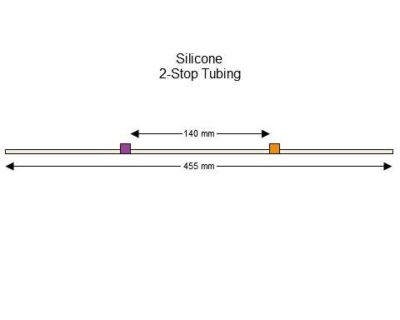 2-stop Silicone Purple-Orange Pump Tubing - PT-2280SI