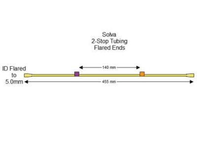 Flared 2-Stop Solva Purple-Orange Pump Tubing - PT-2280SVF