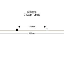 2-Stop Silicone Black-White Pump Tubing - PT-2300SI