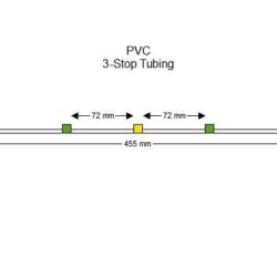 3-Stop PVC Green-Yellow Pump Tubing