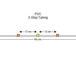 3-Stop PVC Orange-Yellow Pump Tubing