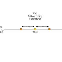 Flared 3-stop PVC Orange-Yellow Pump Tubing -PT-3100PF