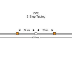 3-Stop PVC Orange-White Pump Tubing