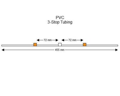 3-Stop PVC Orange-White Pump Tubing - PT-3120P