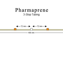 3-stop Pharmaprene Orange-White Pump Tubing - PT-3120PH