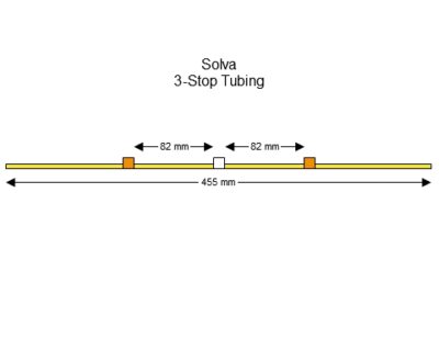 3-Stop Solva Orange-White Pump Tubing - PT-3120SV