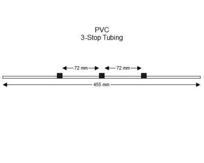 3-Stop PVC Black-Black Pump Tubing - PT-3130P