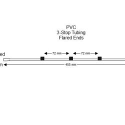 Flared 3-Stop PVC Black-Black Pump Tubing - PT-3130PF