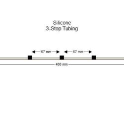 3-stop Silicone Black-Black Pump Tubing - PT-3130SI