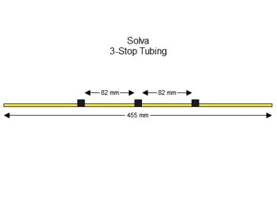 3-Stop Solva Black-Black Pump Tubing - PT-3130SV