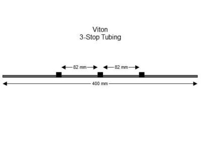 3-stop Viton Black-Black Pump Tubing - PT-3130V